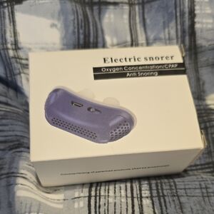 Compact Electric Snorer Nasal Anti-Snoring Device - Purple